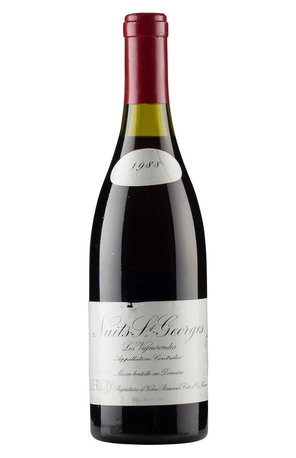 Nuits St Georges Les Vignerondes Domaine Leroy 1988