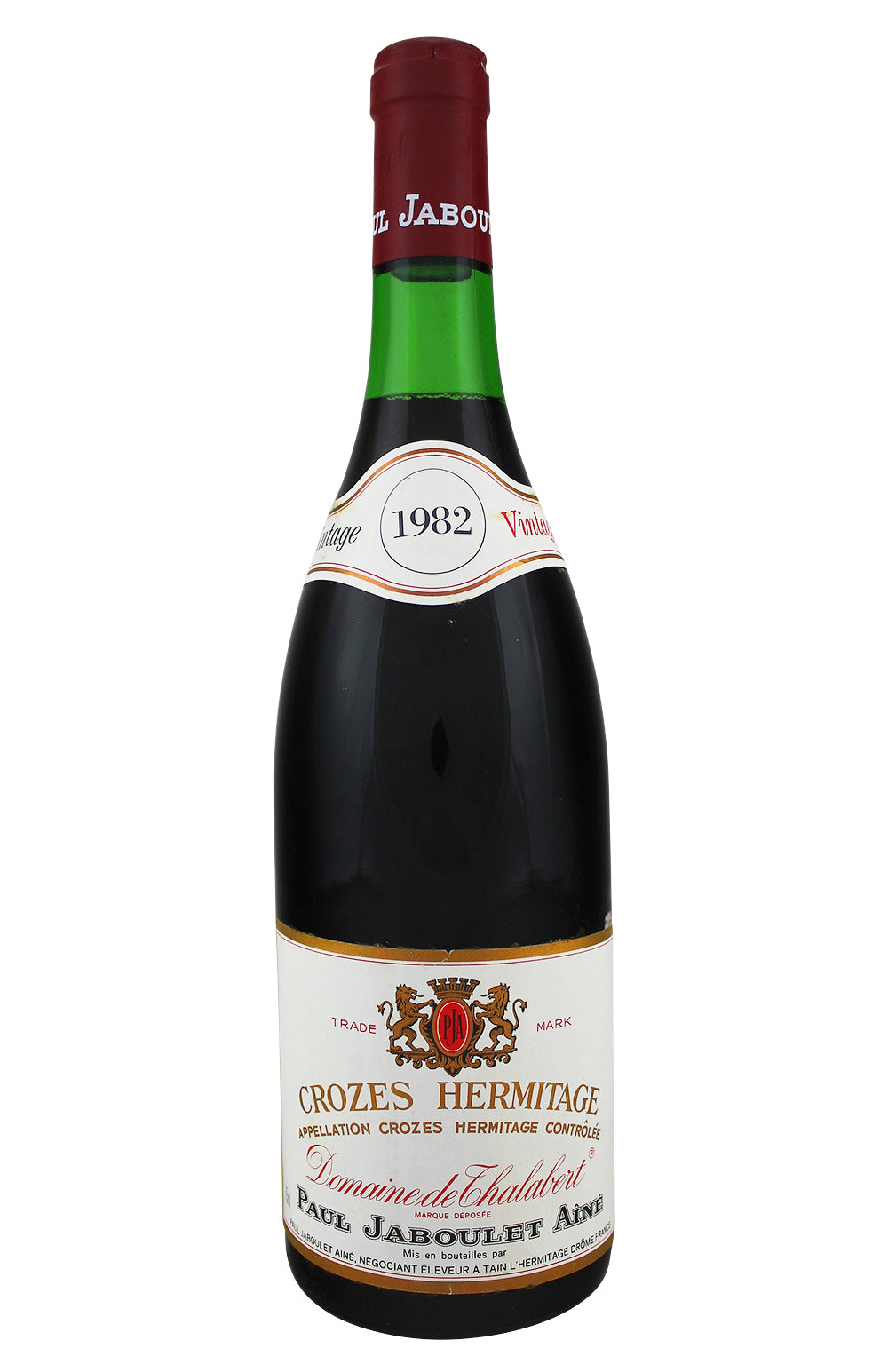 Crozes Hermitage Domaine de Thalabert Jaboulet 1982
