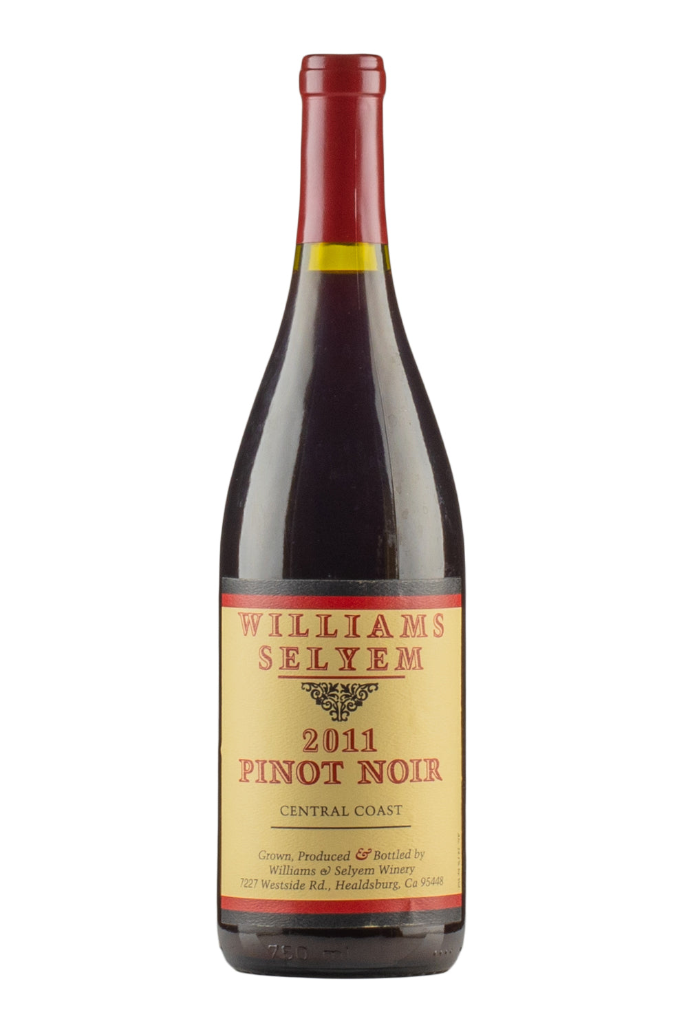 Williams Selyem Central Coast Pinot Noir 2011