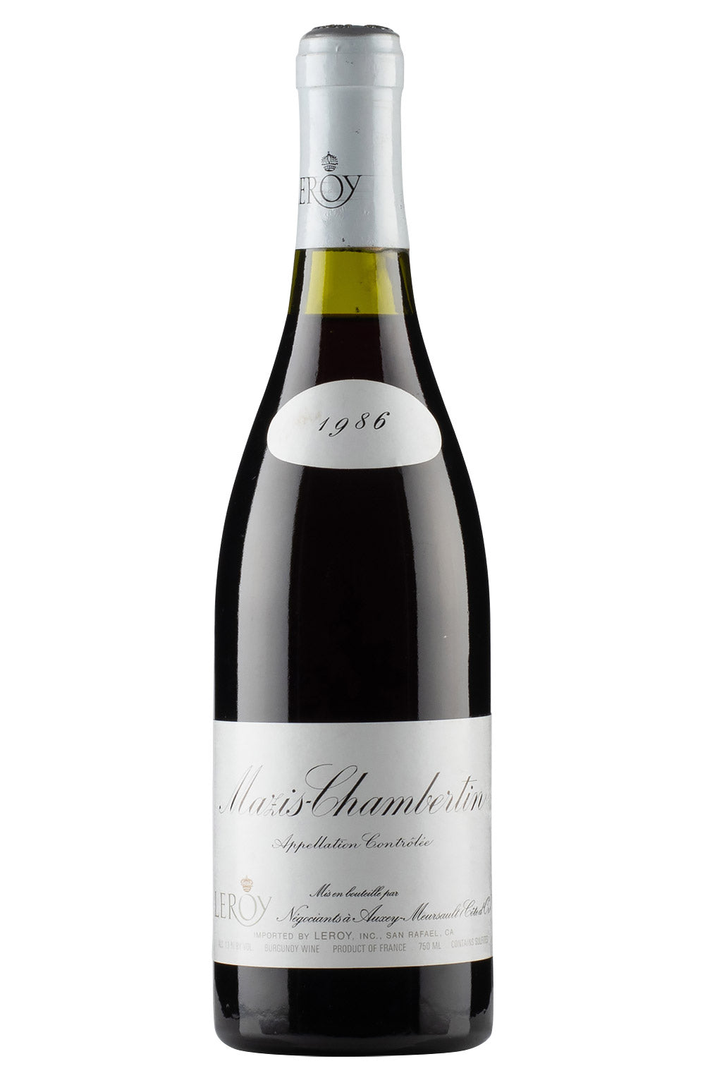 Mazis Chambertin Maison Leroy 1986