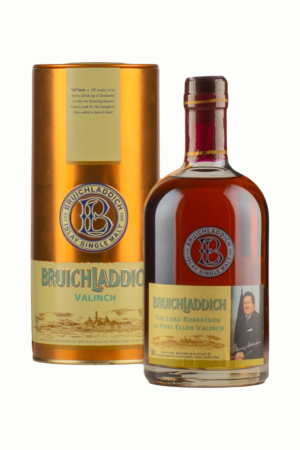 Bruichladdich 15 Year Od Valinch `Lord Robertson of Port Ellen` 1989