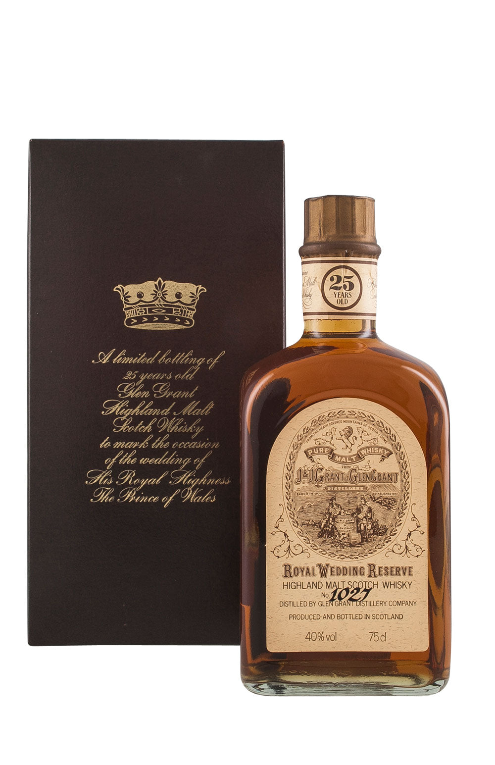 Glen Grant Royal Wedding Reserve 25 Year Old Charles and Diana