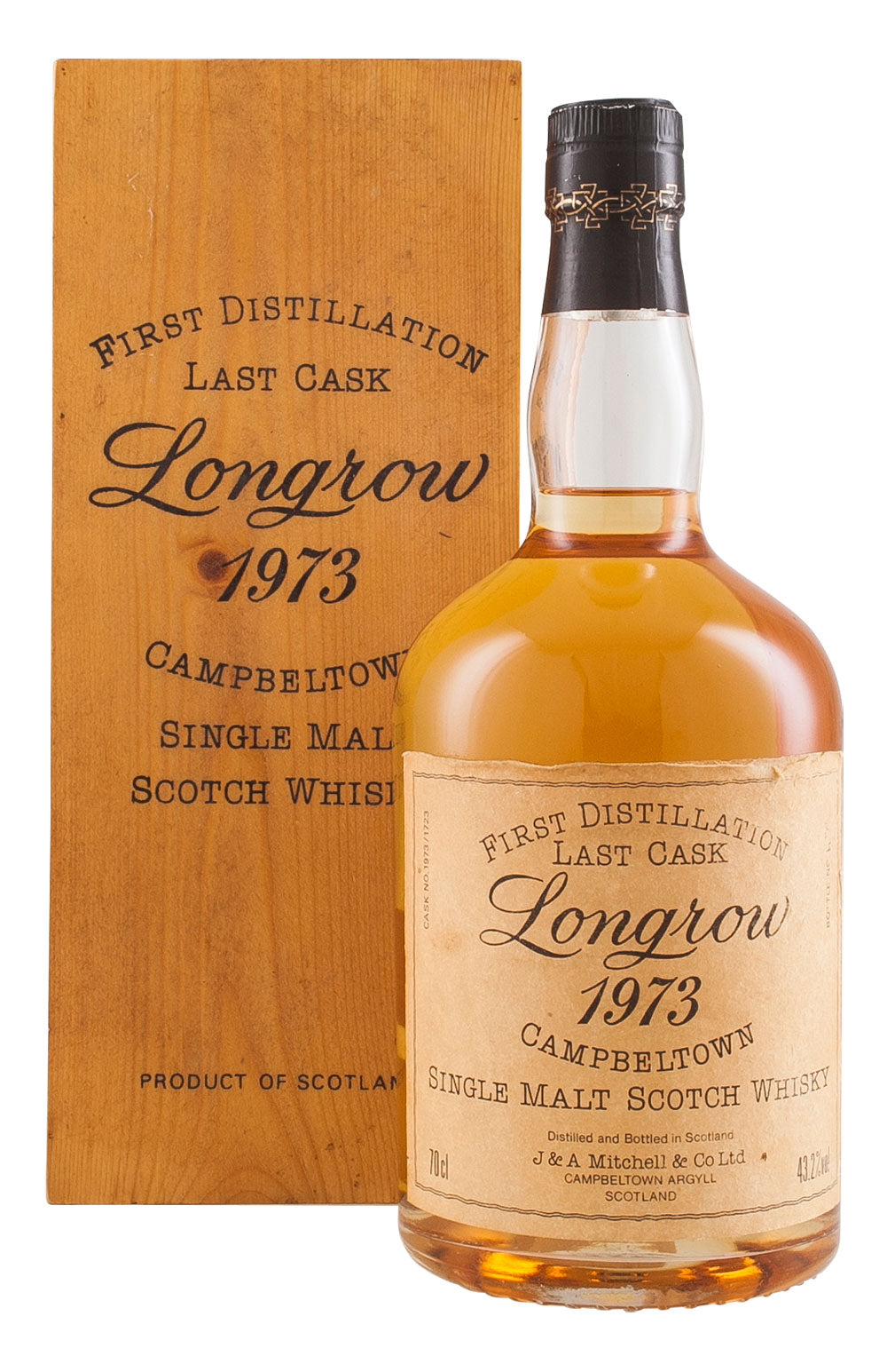 Longrow First Distillation Last Cask 1973