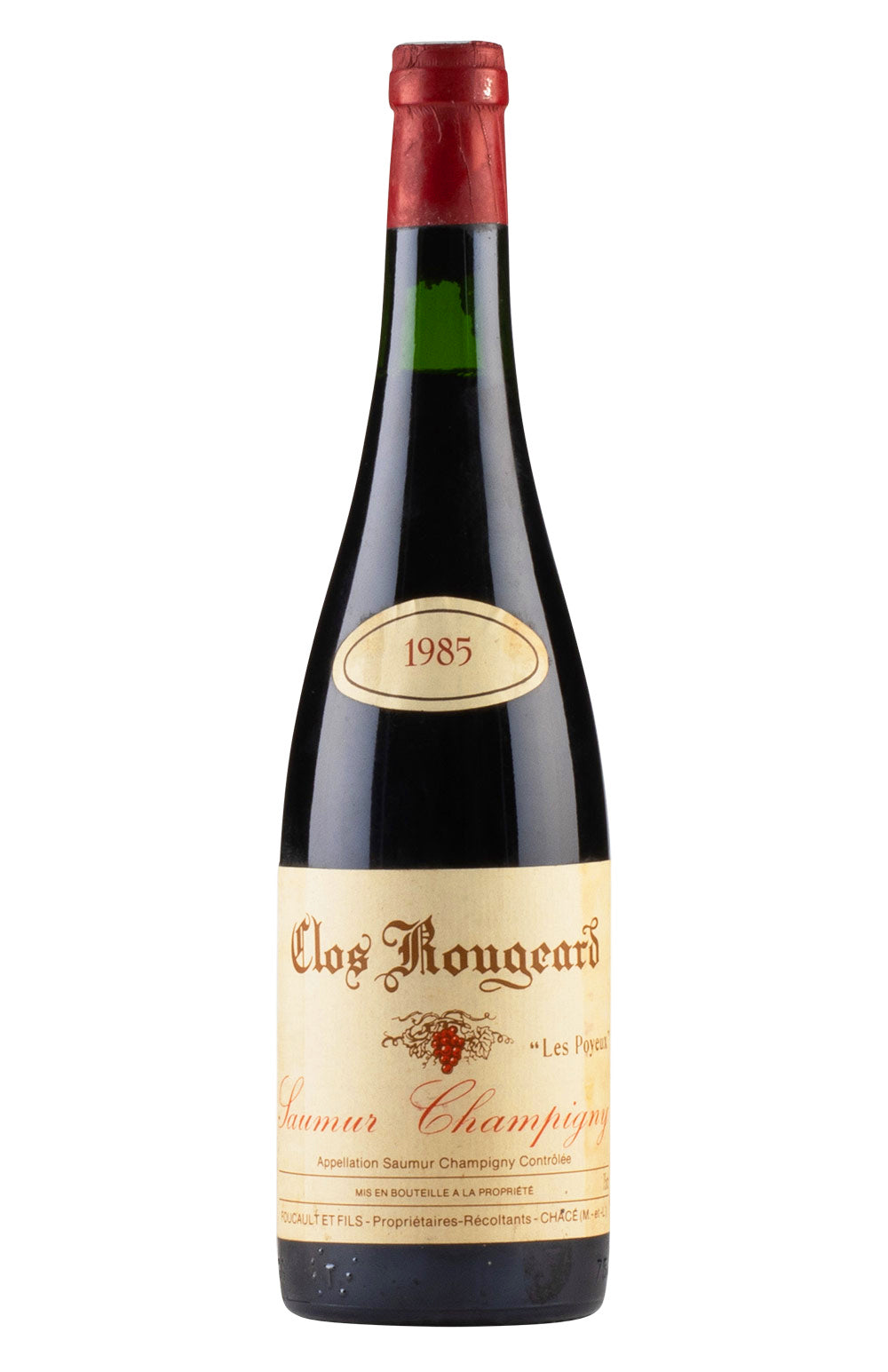 Saumur Champigny Les Poyeux Clos Rougeard 1985