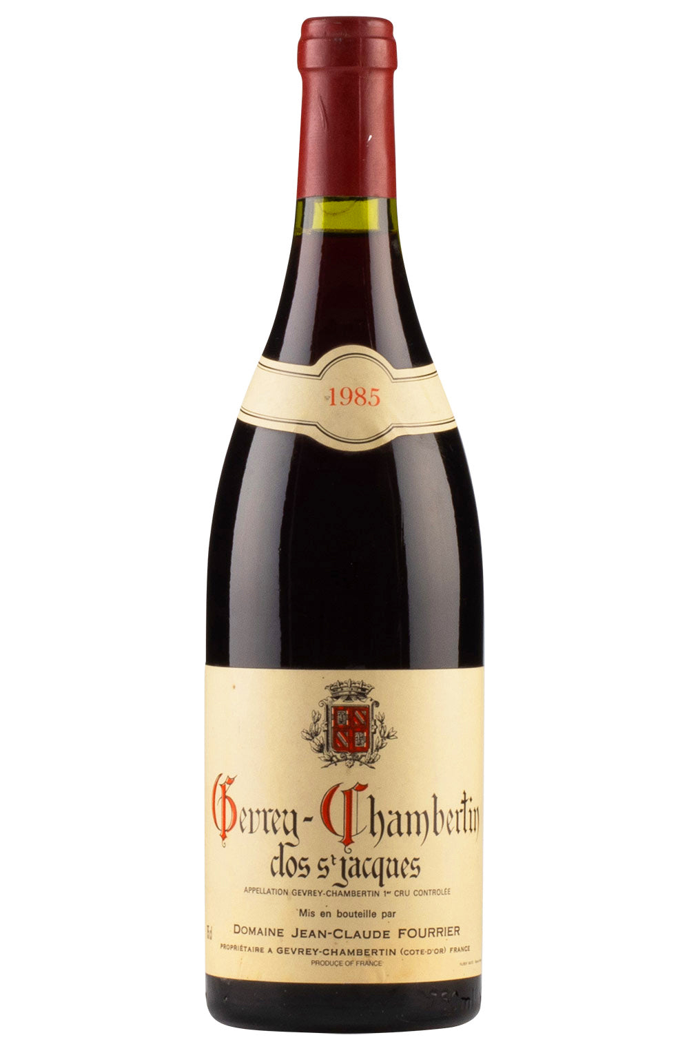 Gevrey Chambertin Clos St Jacques Domaine Fourrier 1985