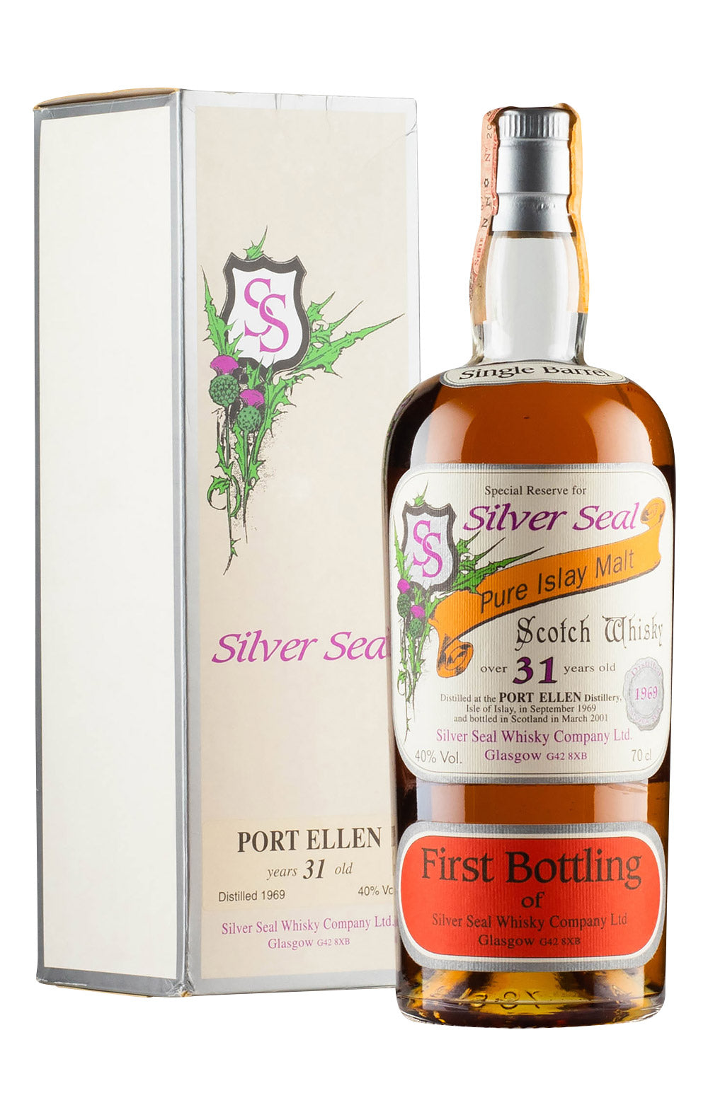 Port Ellen 31 Year Old Silver Seal 1969