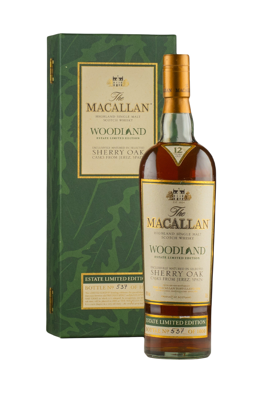 Macallan 12 Year Old Woodland Estate