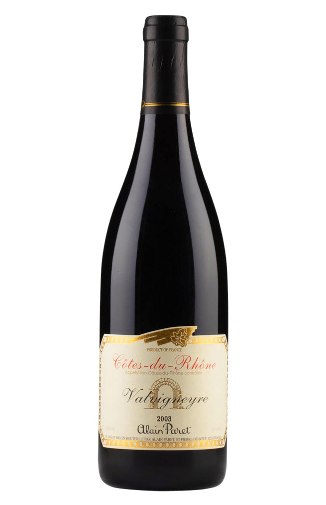 Cotes du Rhone Valvigneyre Alain Paret 2003
