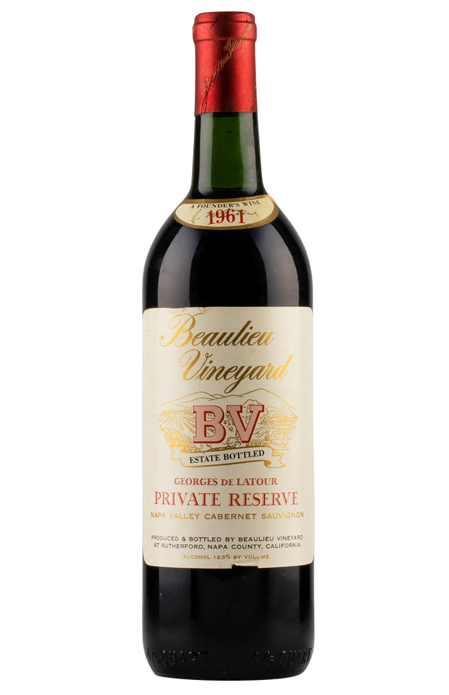 Beaulieu Vineyard Georges de Latour Private Reserve Cabernet Sauvignon 1961