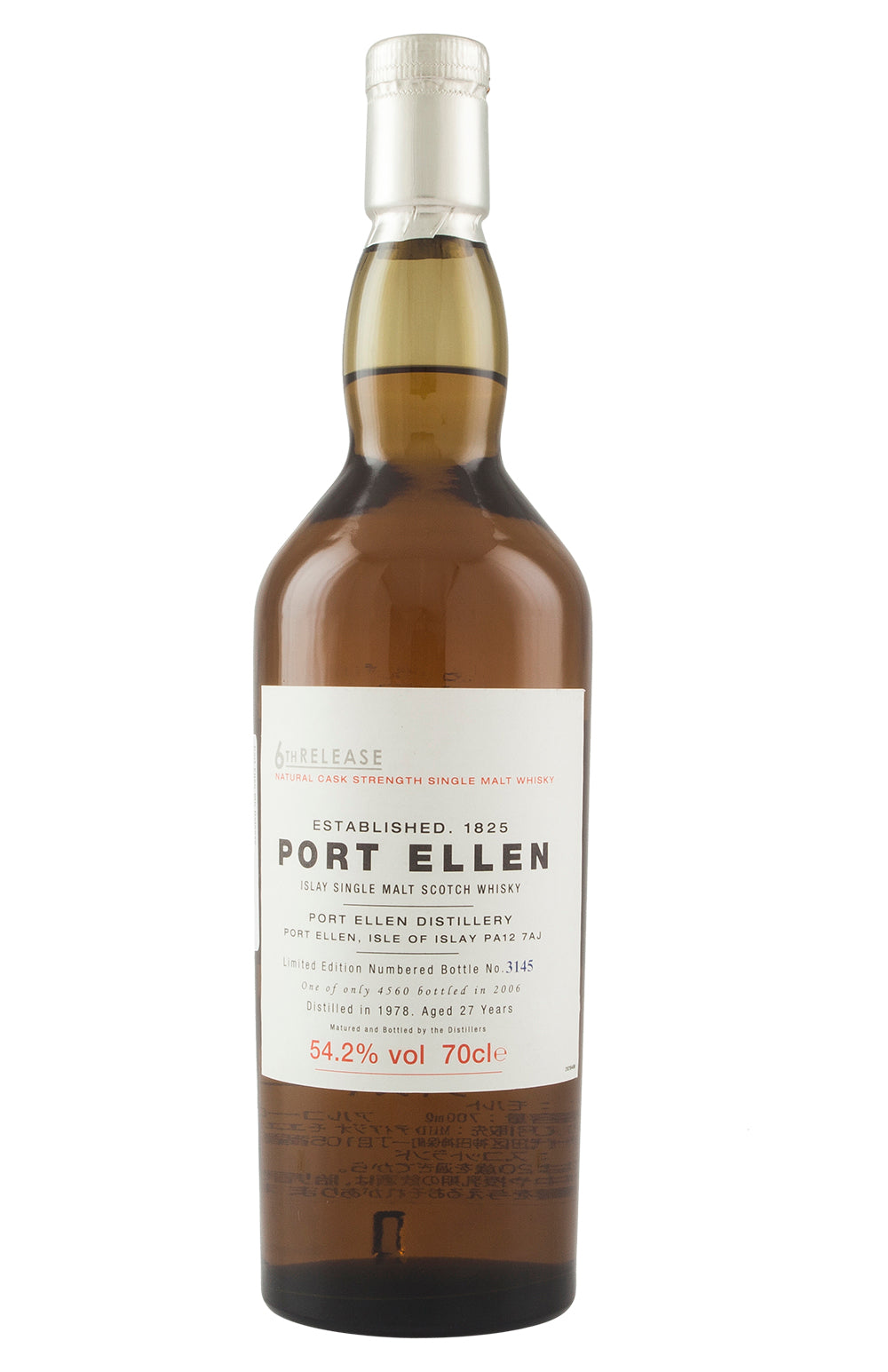 Port Ellen 27 Year Old 6th Release 1978