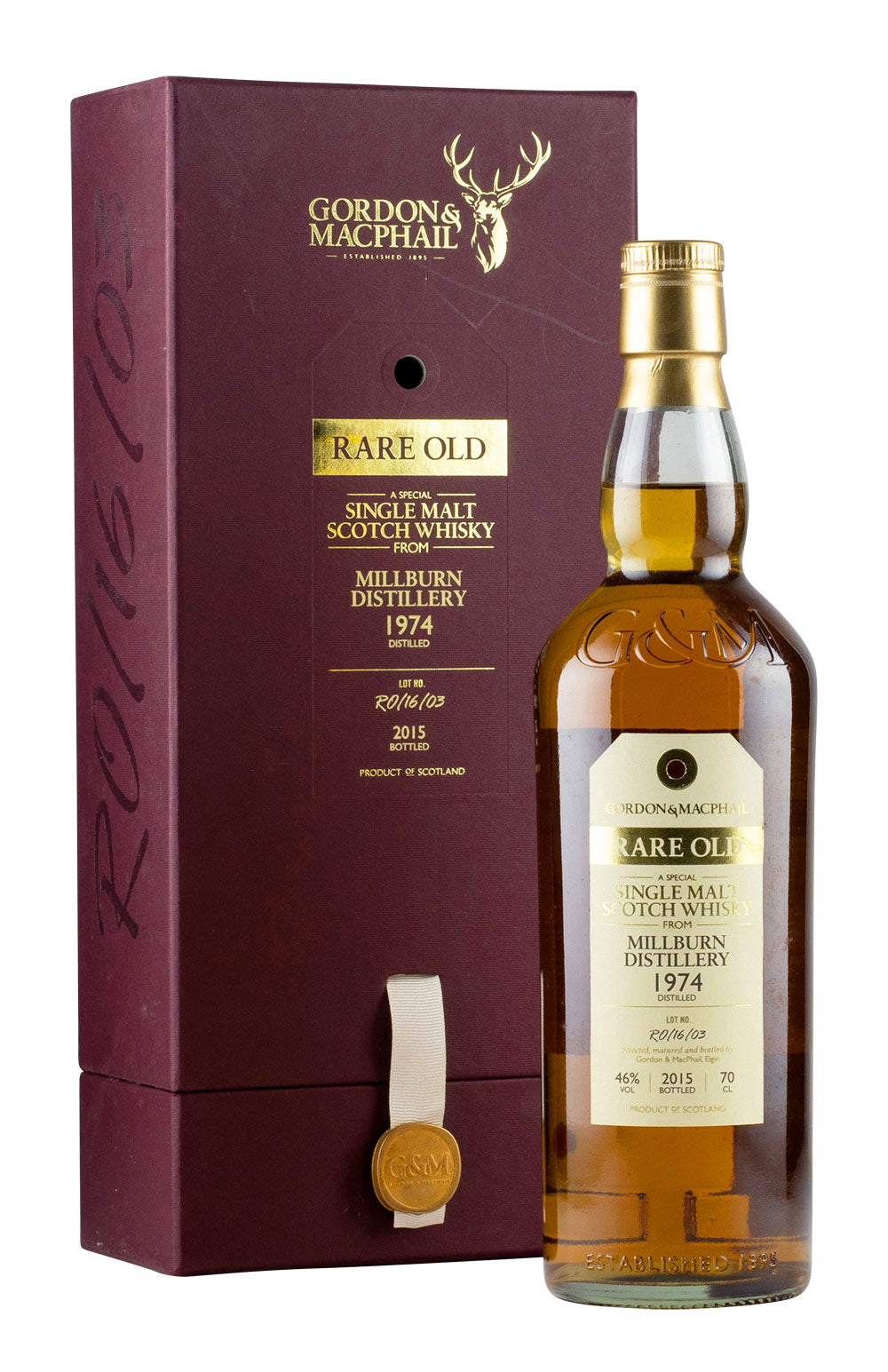 Millburn Rare Old Gordon & MacPhail 1974