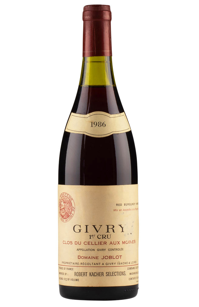 Givry Clos du Cellier aux Moines Joblot 1986