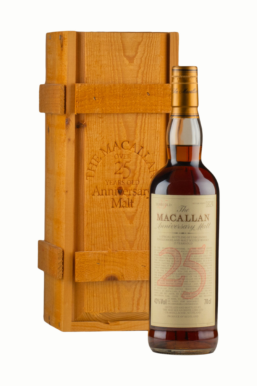 Macallan 25 Year Old Anniversary Malt