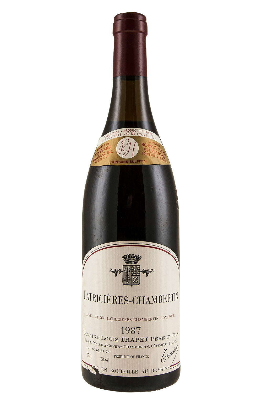 Latricieres Chambertin Louis Trapet 1987