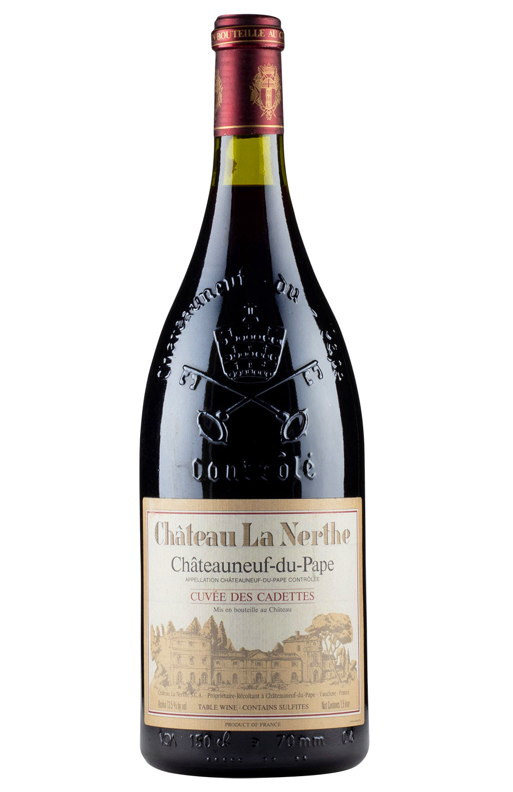 Chateauneuf du Pape Cuvee des Cadettes Chateau La Nerthe Magnum 1990
