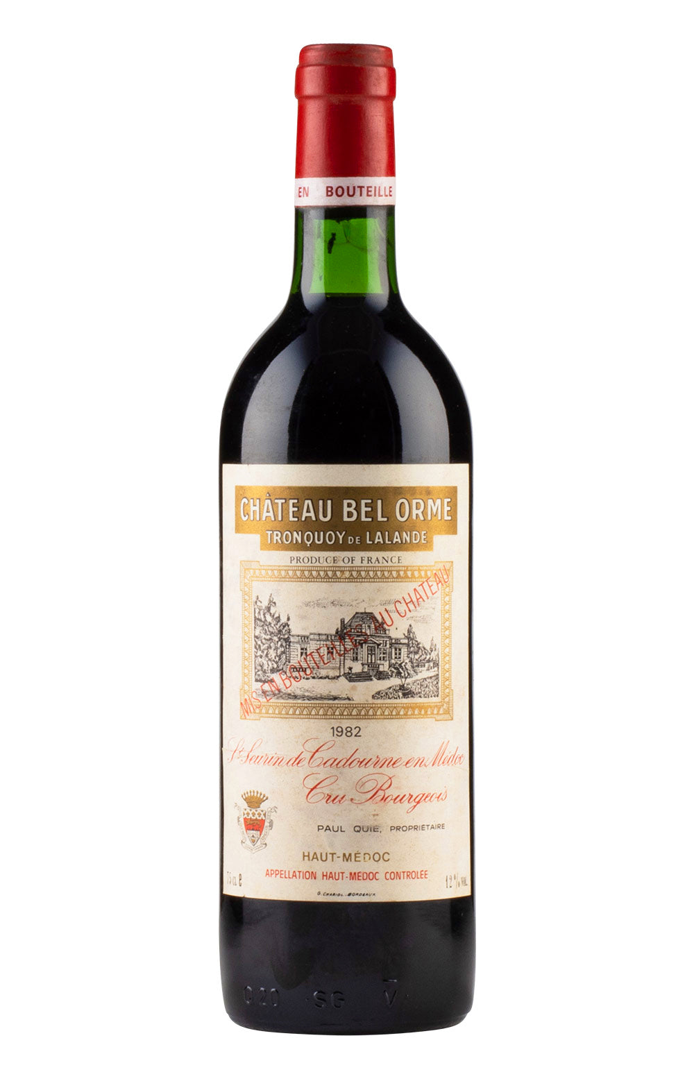 Bel Orme Tronquoy Lalande 1982