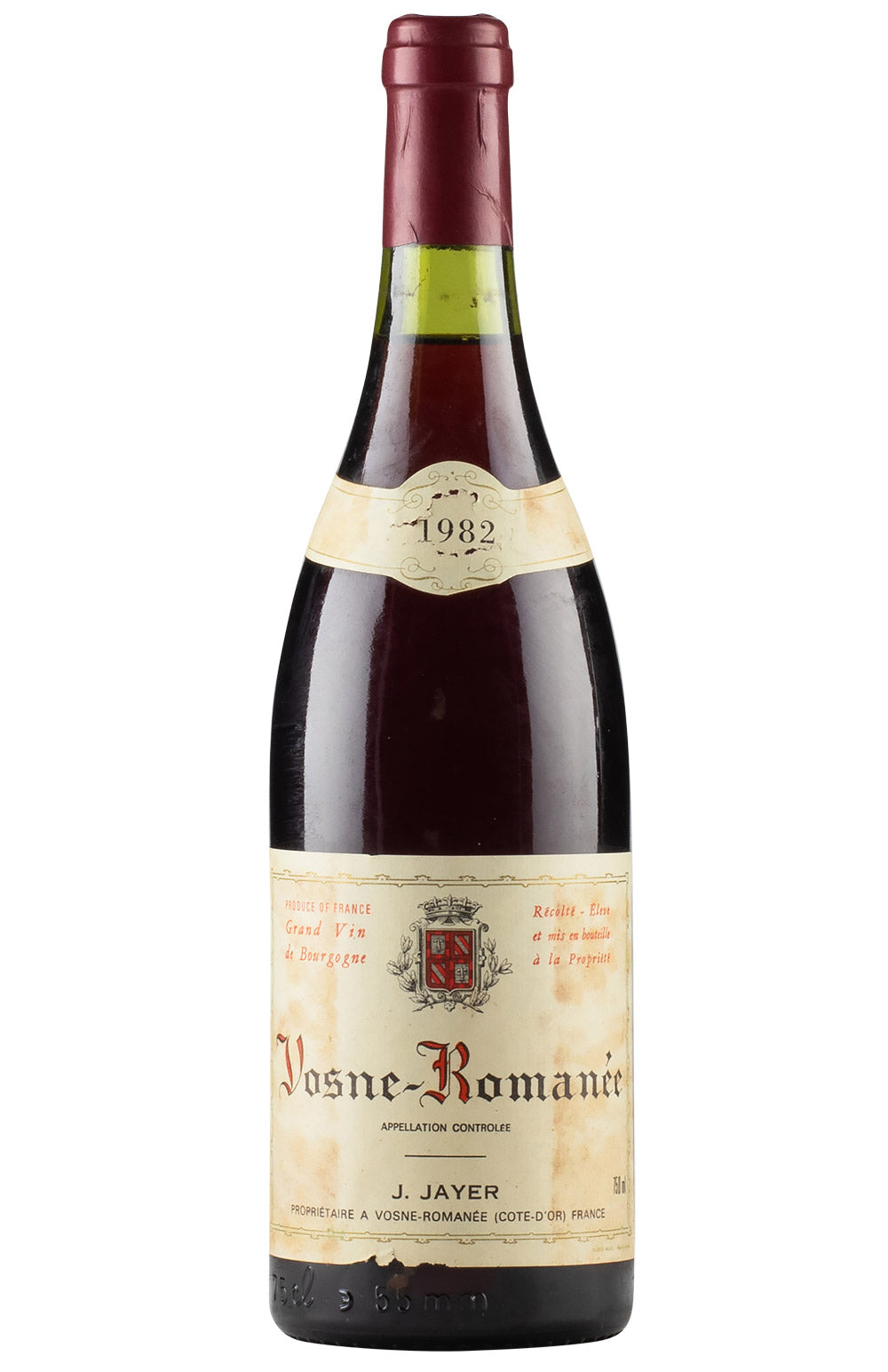 Vosne Romanee J Jayer 1982