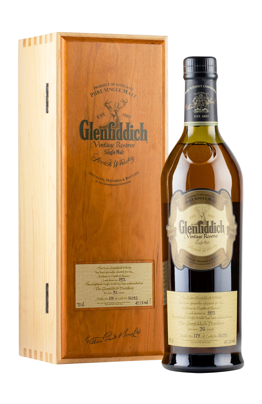 Glenfiddich 32 Year Old Vintage Reserve 1972