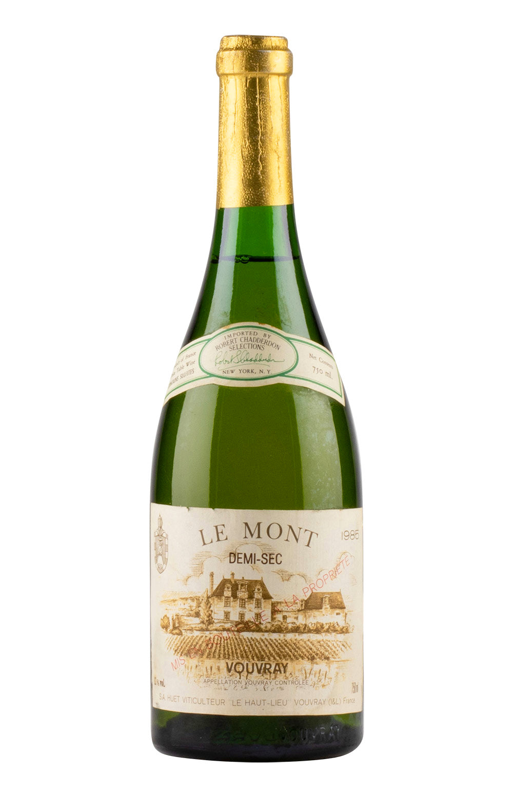 Vouvray Le Mont Demi Sec Huet 1985
