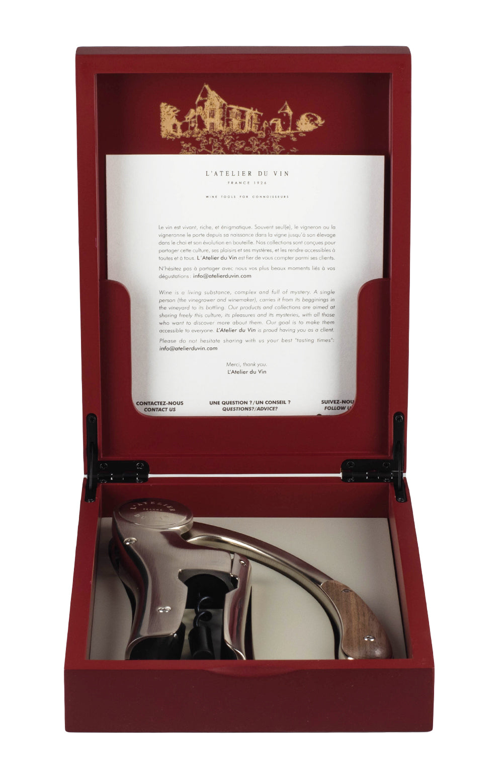 Oeno Motion Tresor - Lever Corkscrew