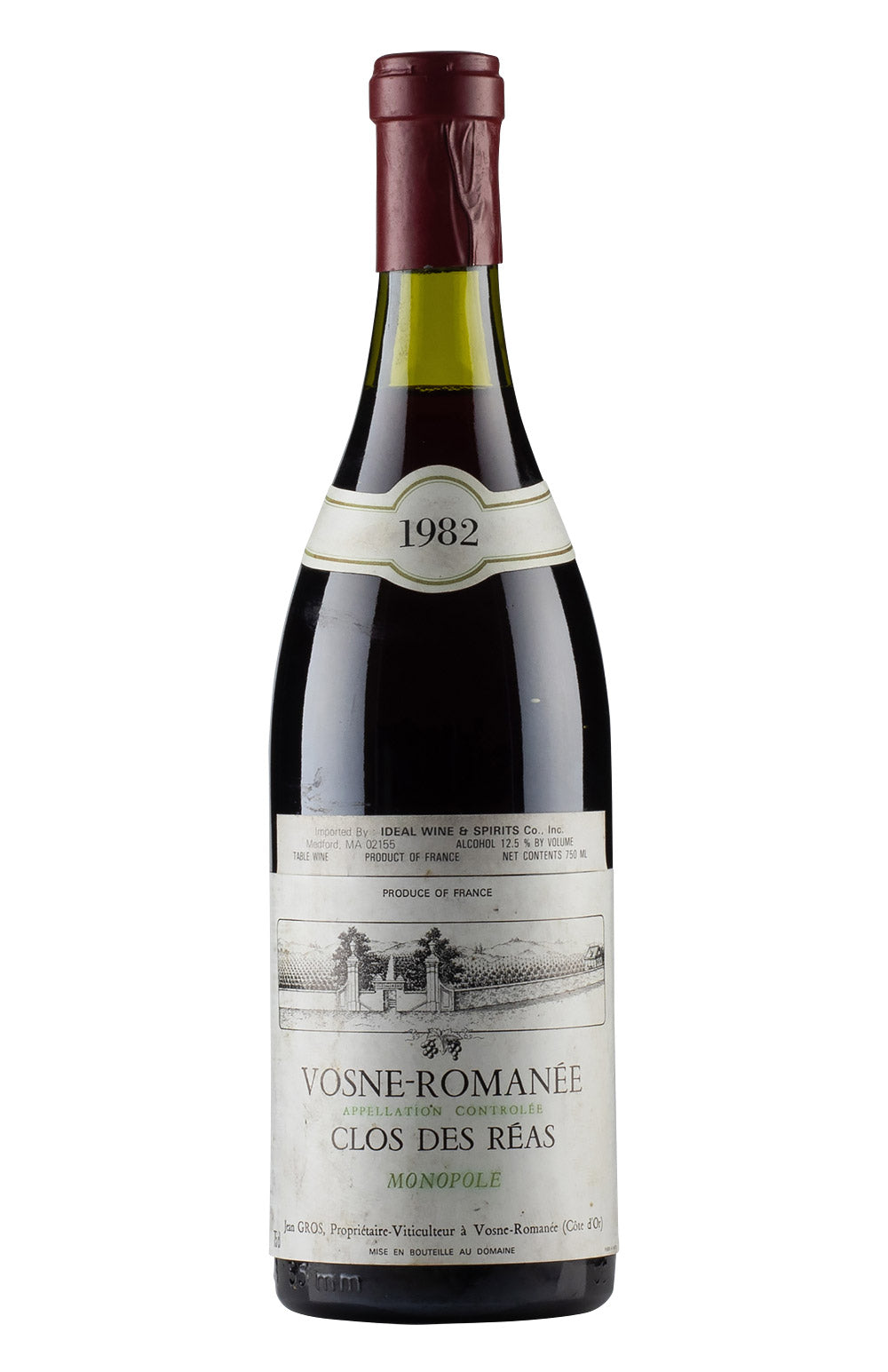 Vosne Romanee Clos de Reas Jean Gros 1982