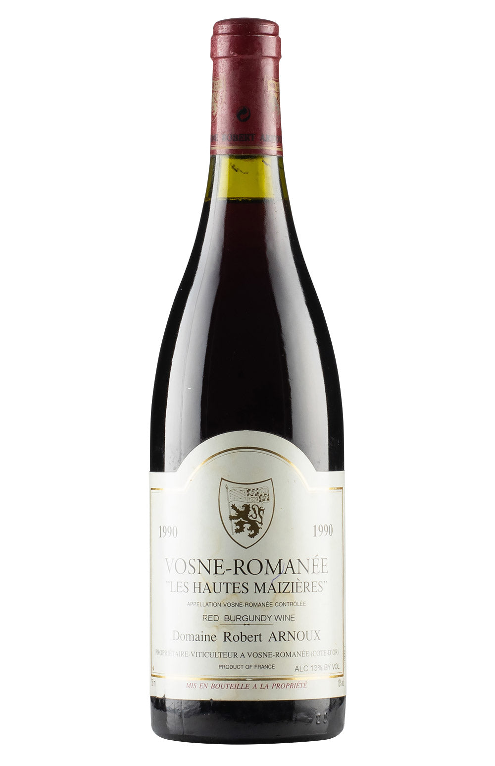 Vosne Romanee Les Hautes Maizieres Robert Arnoux 1990