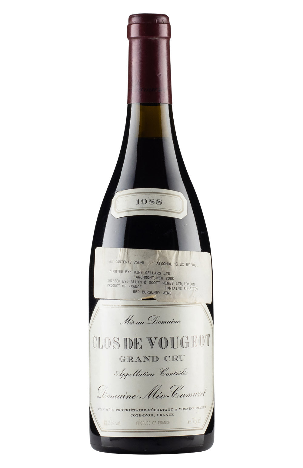 Clos de Vougeot Meo Camuzet 1988