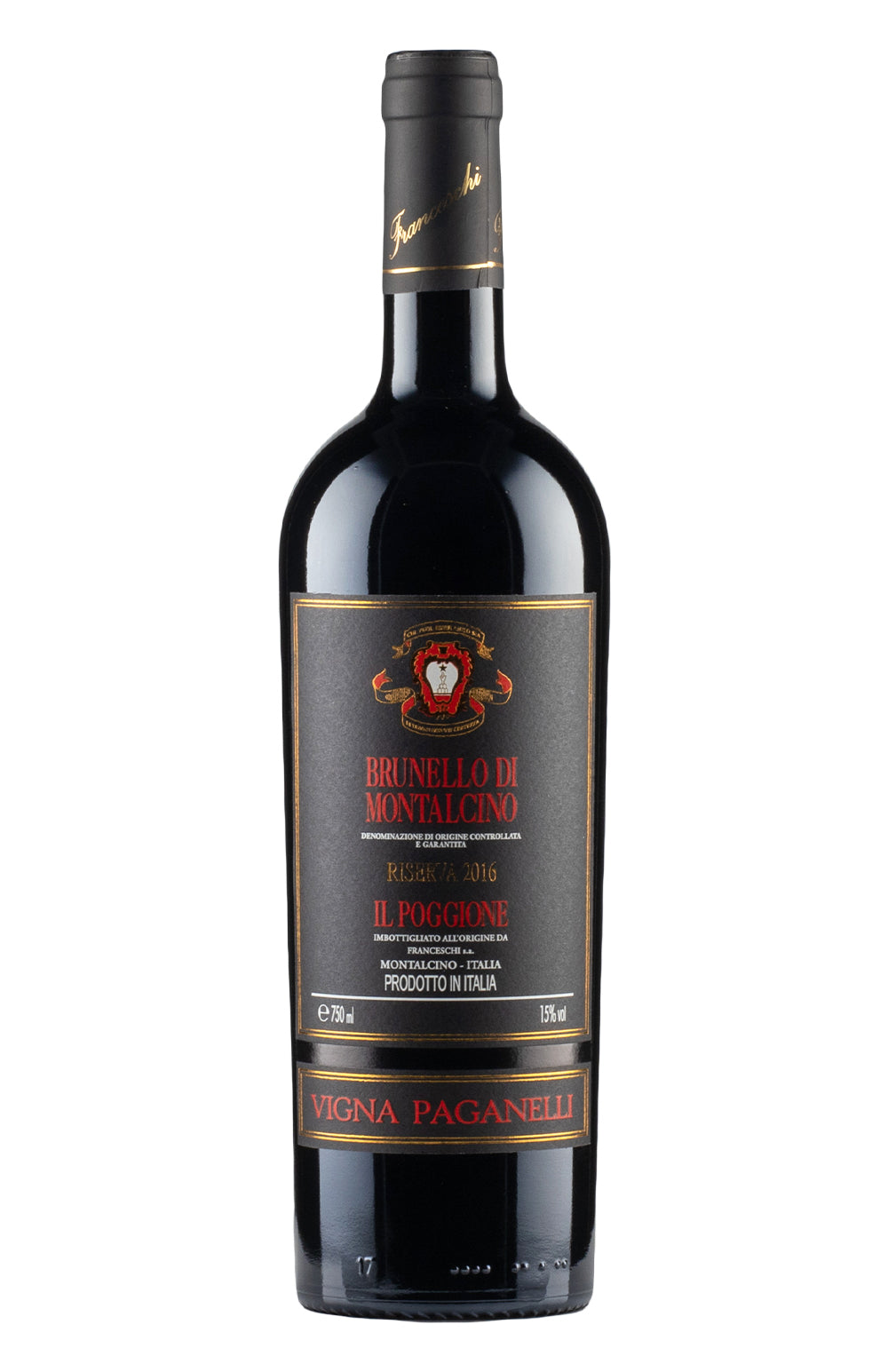 Brunello di Montalcino Riserva Vigna Paganelli Il Poggione 2016
