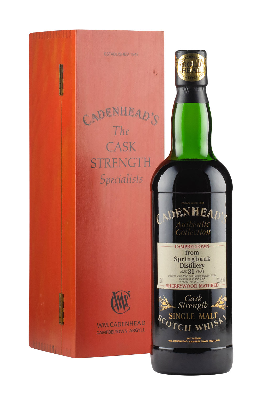 Springbank 31 Year Old Cadenhead`s Authentic Collection 1965