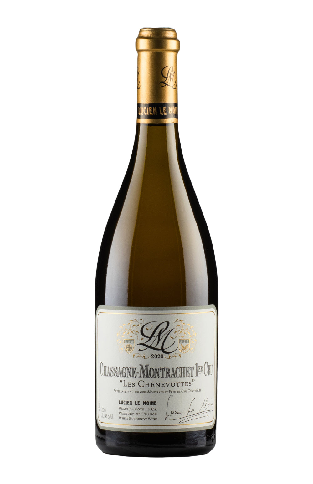 Chassagne Montrachet Les Chenevottes Lucien Le Moine 2020