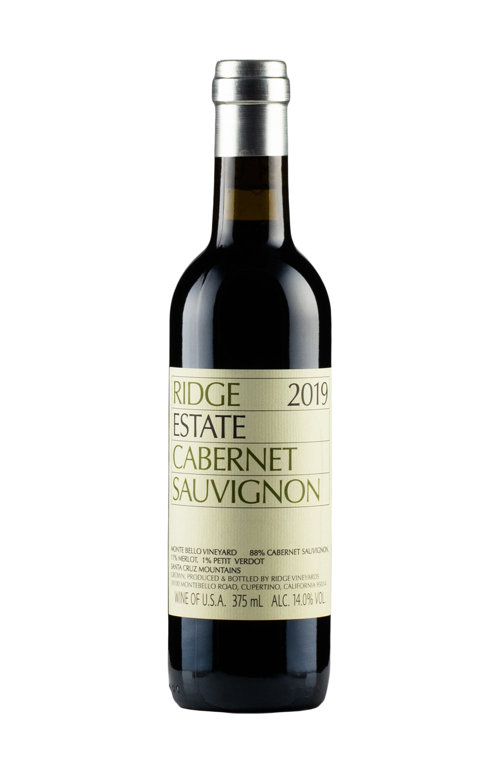 Ridge Estate Cabernet Sauvignon Half 2019