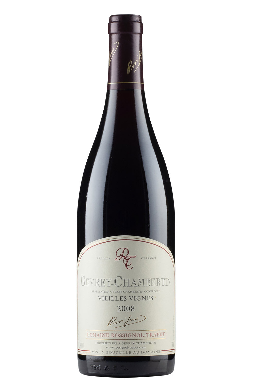 Gevrey Chambertin Vieilles Vignes Rossignol-Trapet 2008