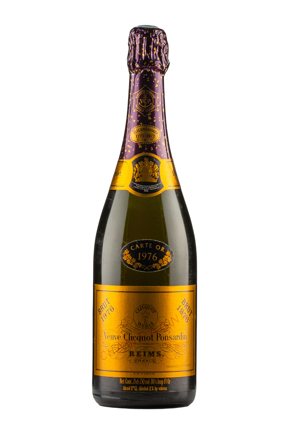 Veuve Clicquot Carte Or 1976