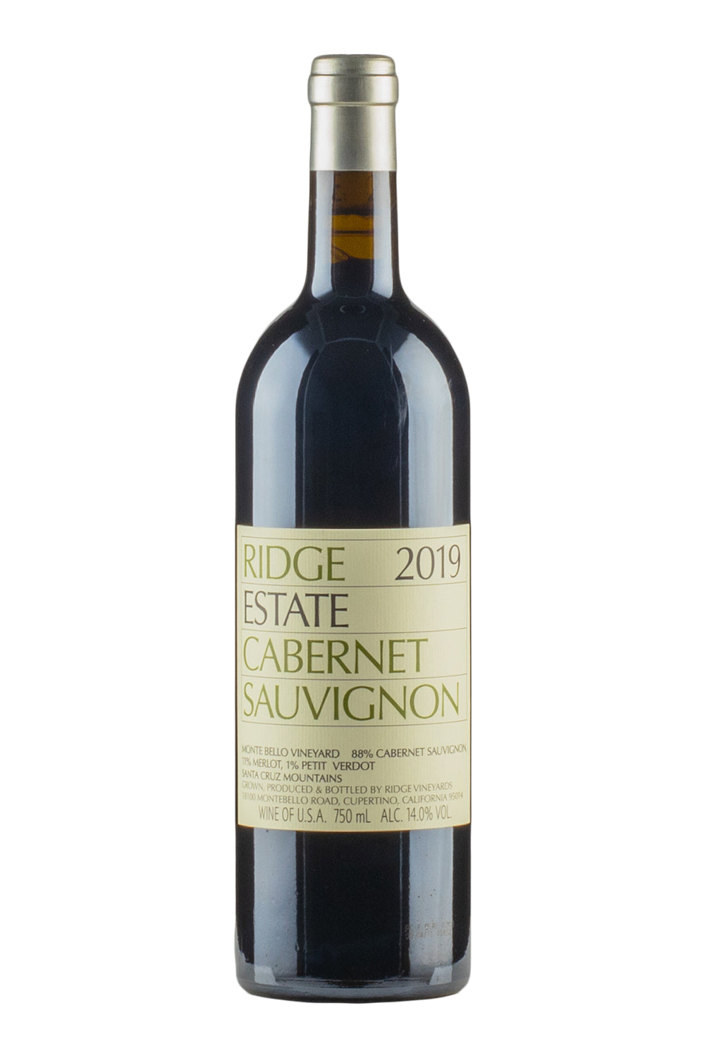 Ridge Estate Cabernet Sauvignon 2019