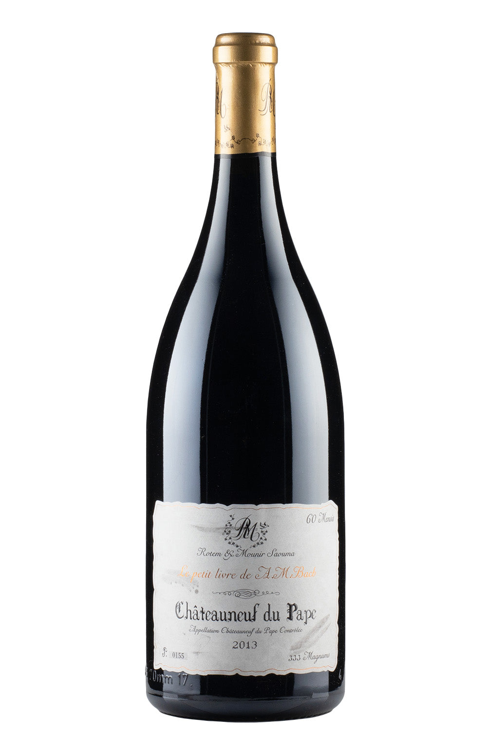 Chateauneuf du Pape Le Petit Livre d`Anna Magdalena Bach Saouma Magnum 2013