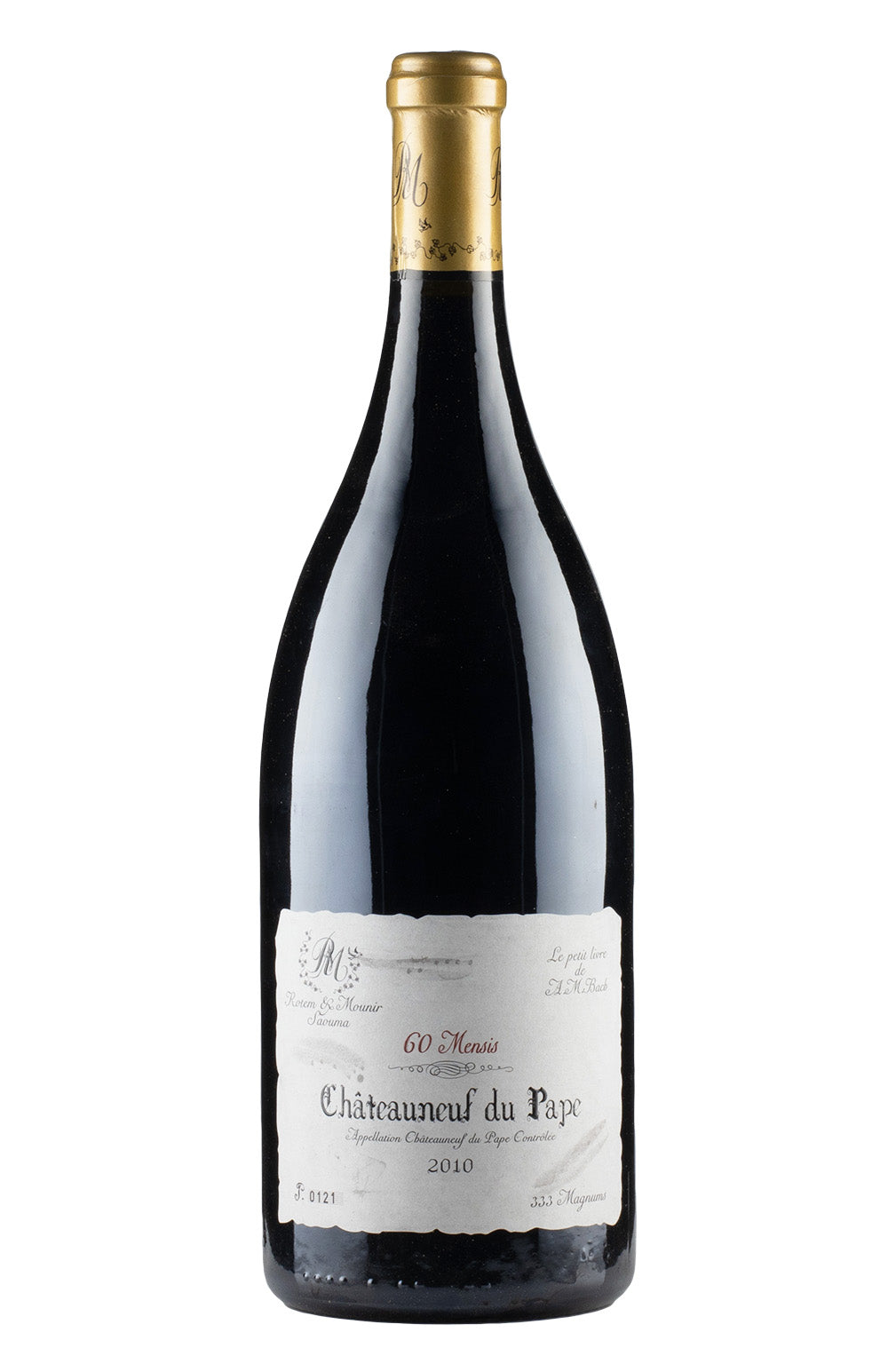Chateauneuf du Pape Le Petit Livre d`Anna Magdalena Bach Saouma Magnum 2010
