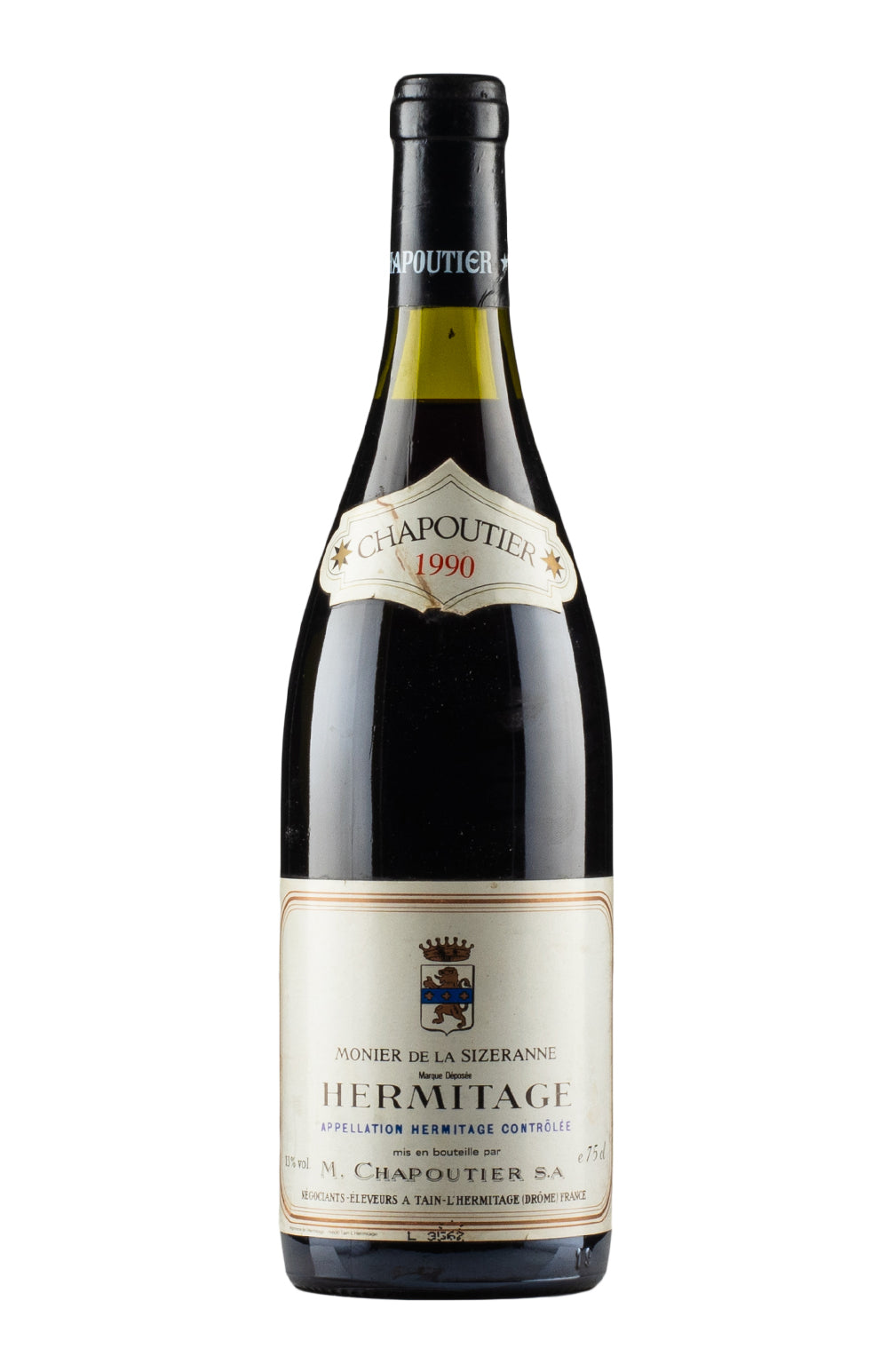 Hermitage Monier de la Sizeranne Chapoutier 1990
