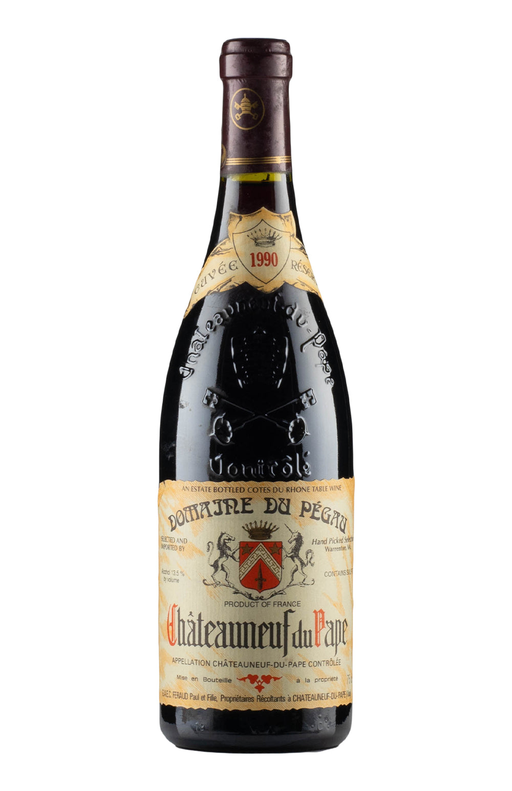 Chateauneuf du Pape Cuvee Reservee Pegau 1990