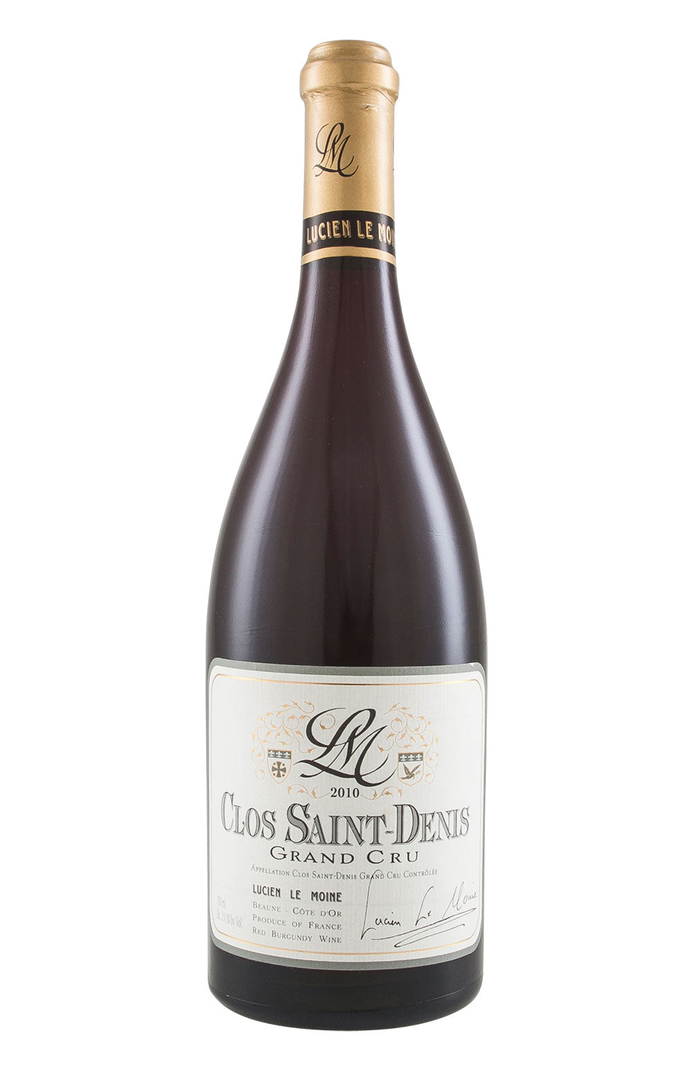 Clos St Denis Lucien Le Moine 2010