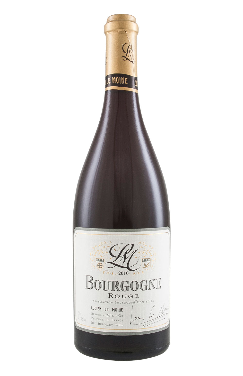 Bourgogne Rouge Lucien Le Moine 2010