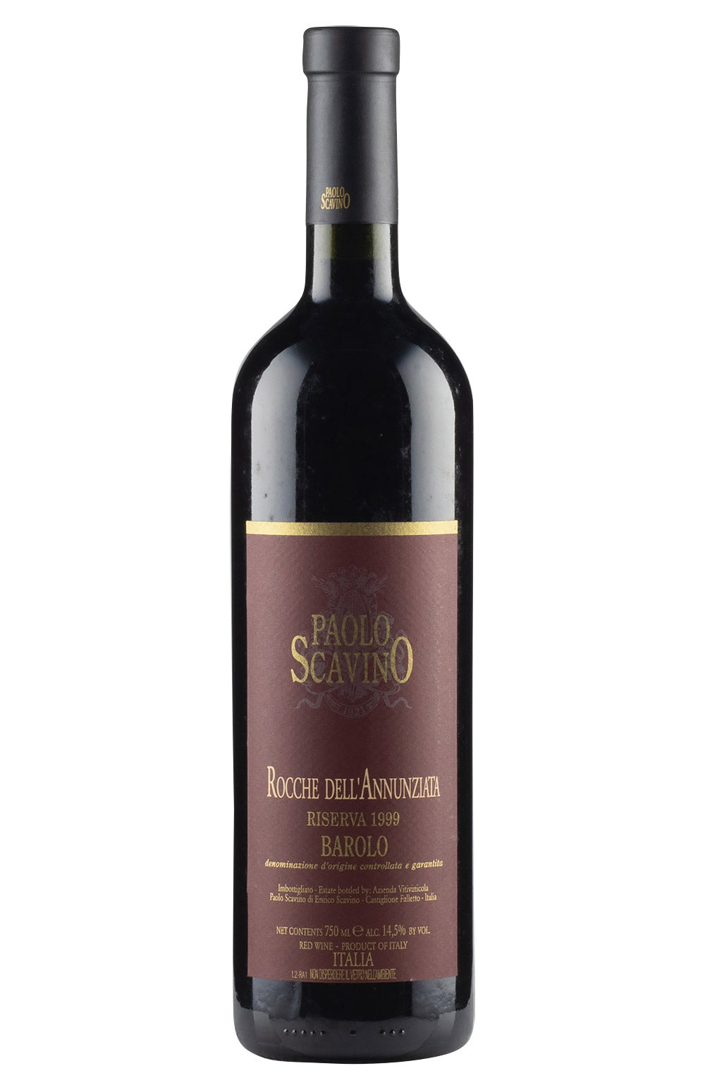 Barolo Rocche dell`Annunziata Riserva Paolo Scavino 1999