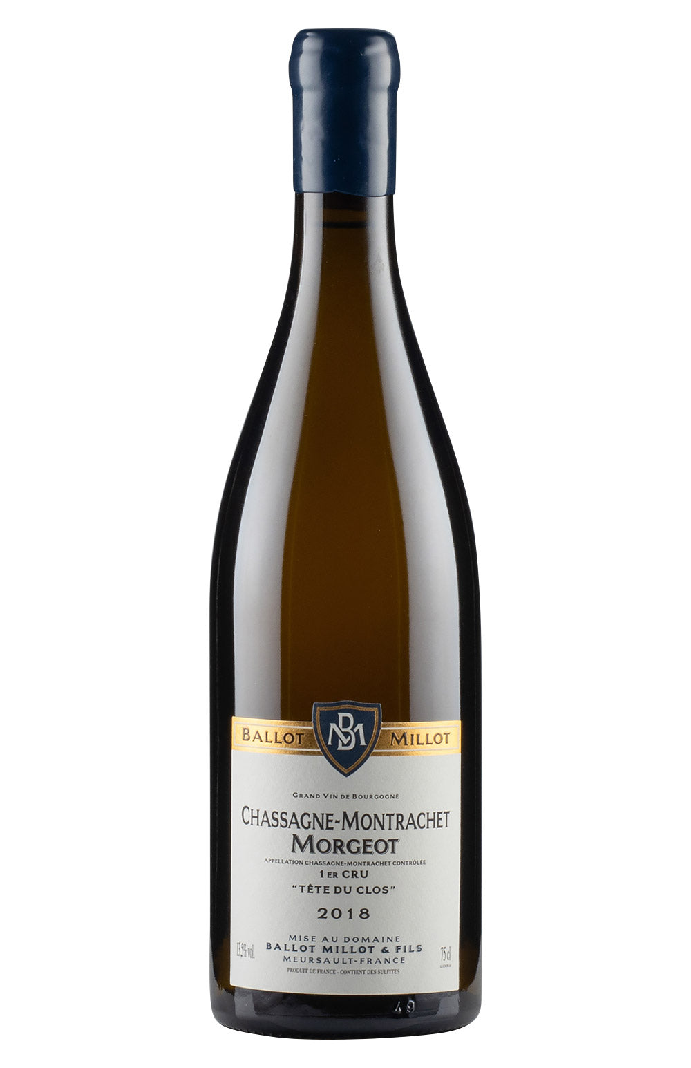 Chassagne Montrachet Morgeot Tete de Clos Ballot Millot 2018