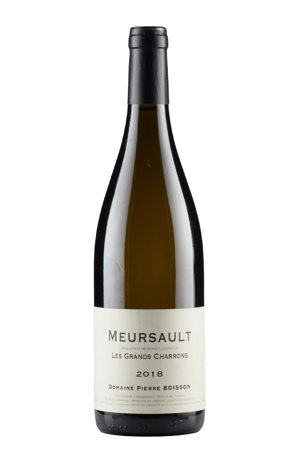 Meursault Les Grands Charrons Pierre Boisson 2018