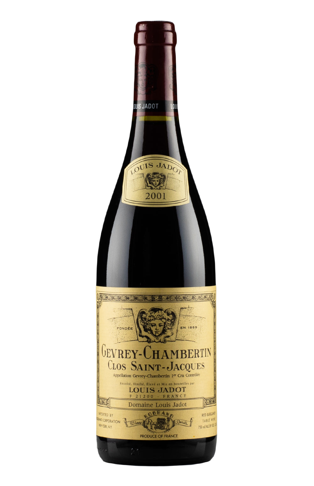 Gevrey Chambertin Clos St Jacques Jadot 2001