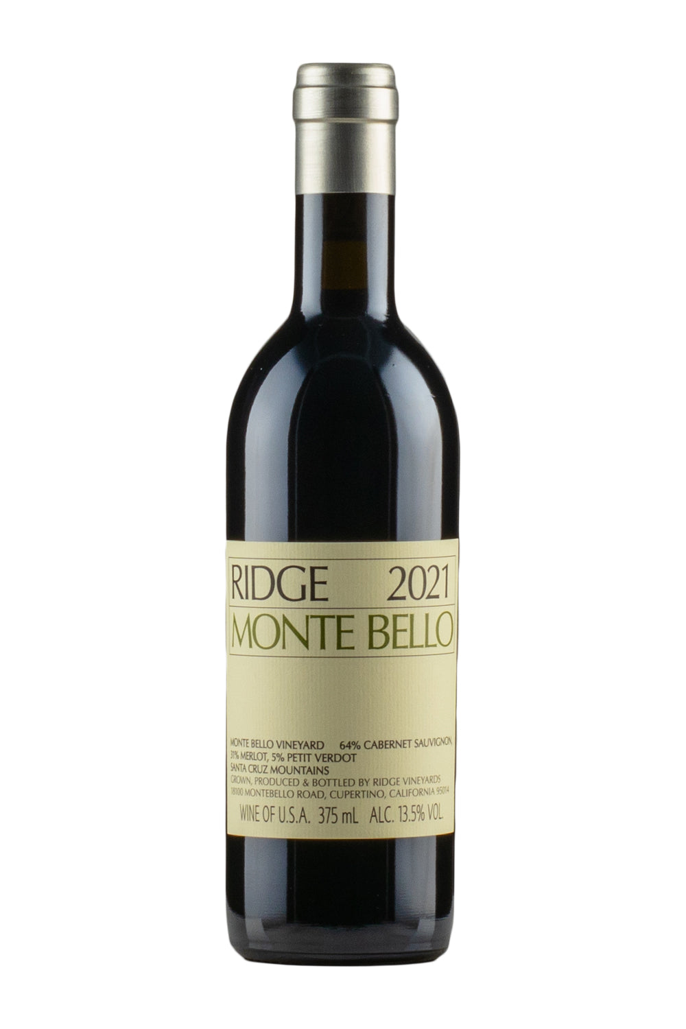 Ridge Monte Bello Cabernet Sauvignon Half 2021