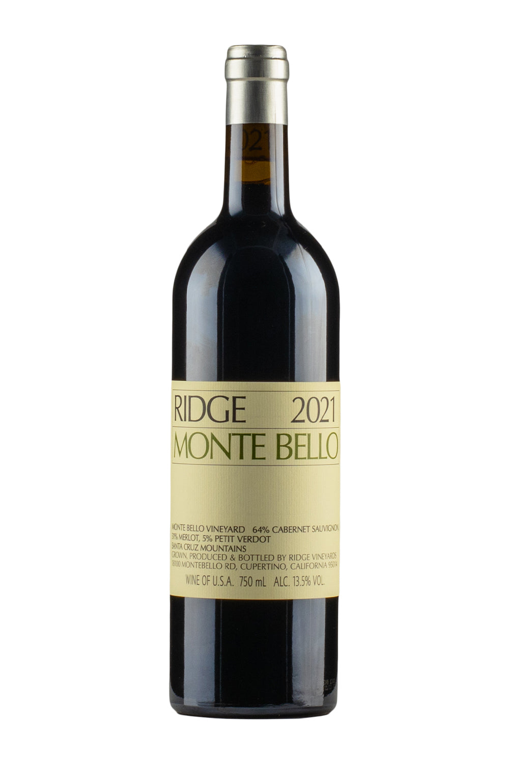Ridge Monte Bello Cabernet Sauvignon 2021