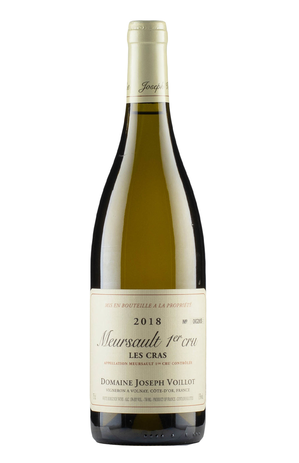 Meursault Les Cras Joseph Voillot 2018