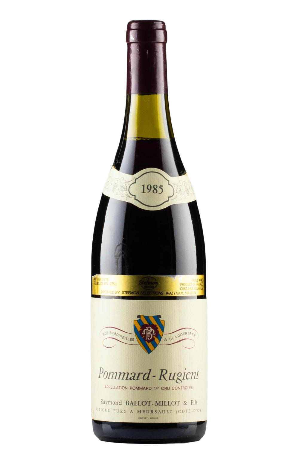 Pommard Rugiens Ballot Millot 1985