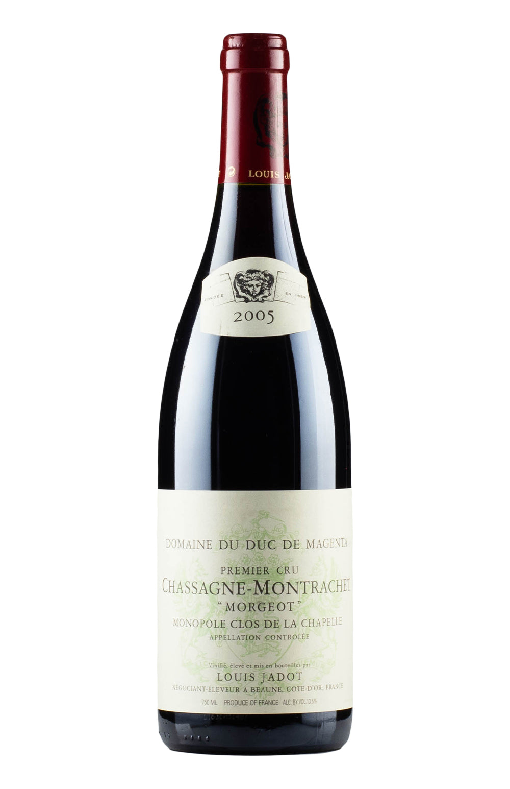 Chassagne Montrachet Rouge Morgeot Duc de Magenta Jadot 2005