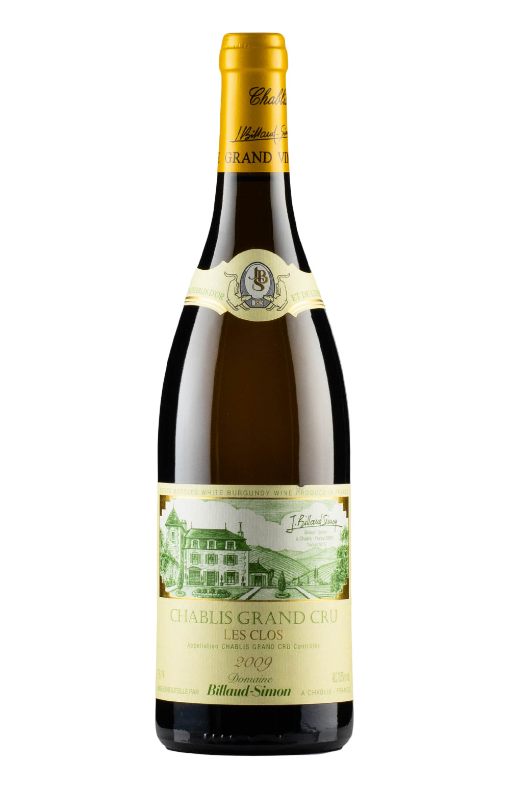 Chablis Les Clos Billaud Simon 2009